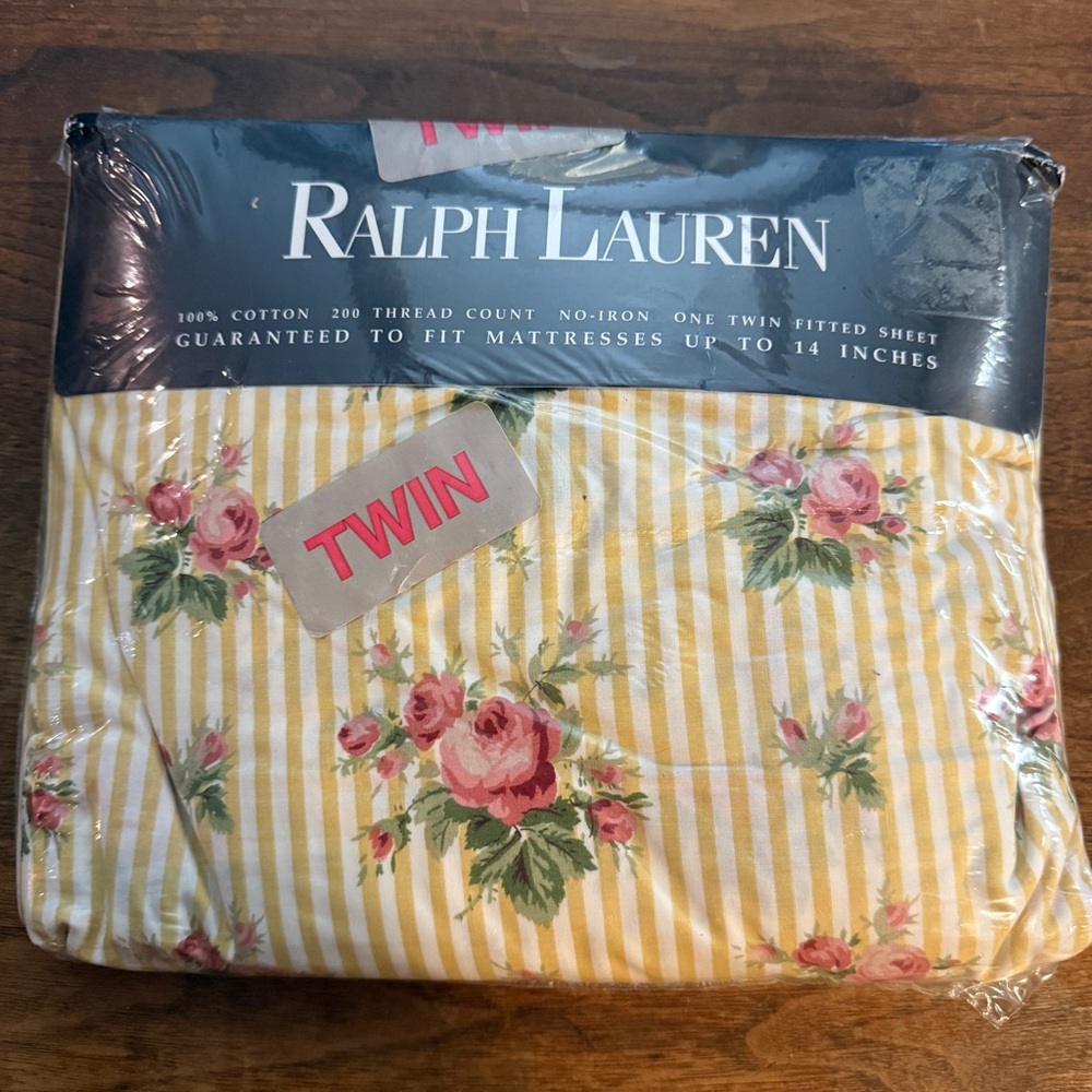 Ralph Lauren Yellow and Floral Bedding